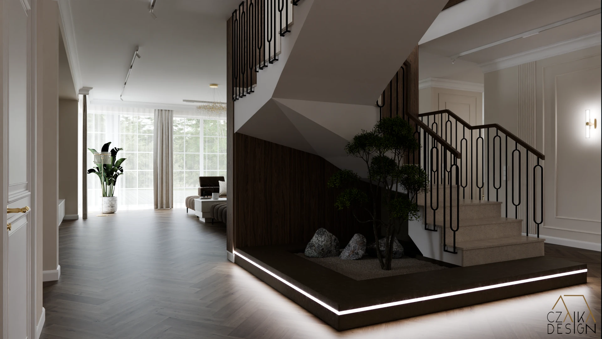 Oświetlenie szynowe natynkowe białe