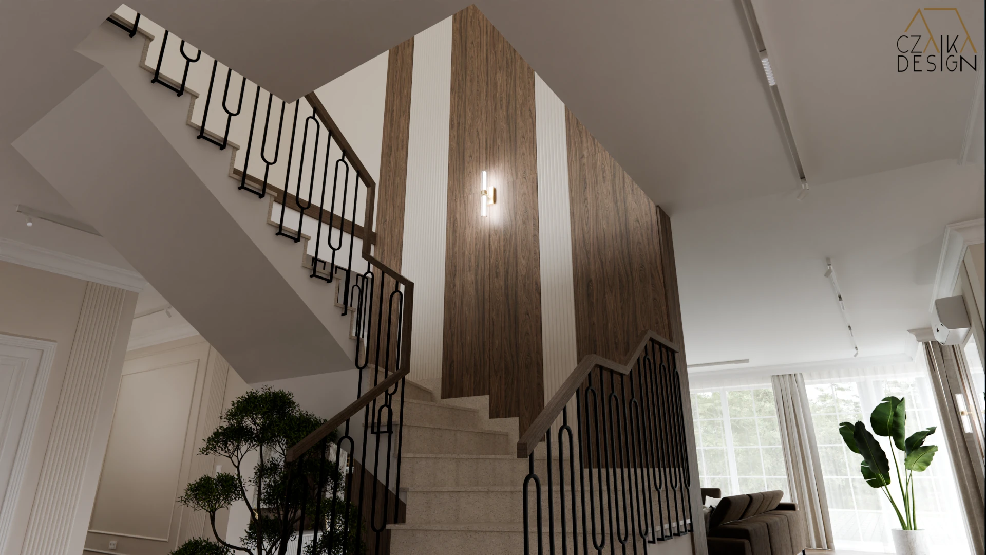 Płyta laminowana w kolorze orzecha