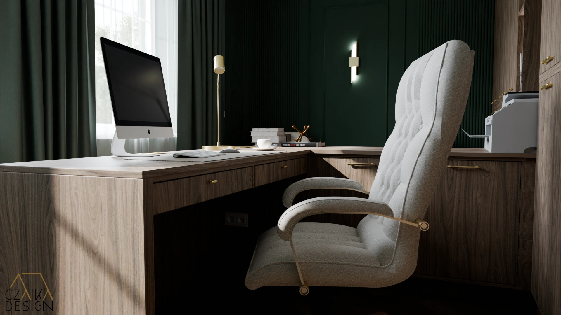 Duże narożne biurko