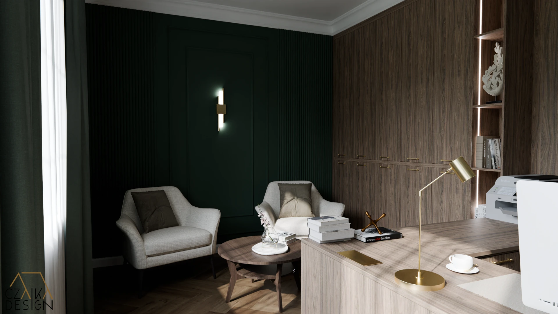 Dekoracyjne listwy ścienne w kolorze ścian