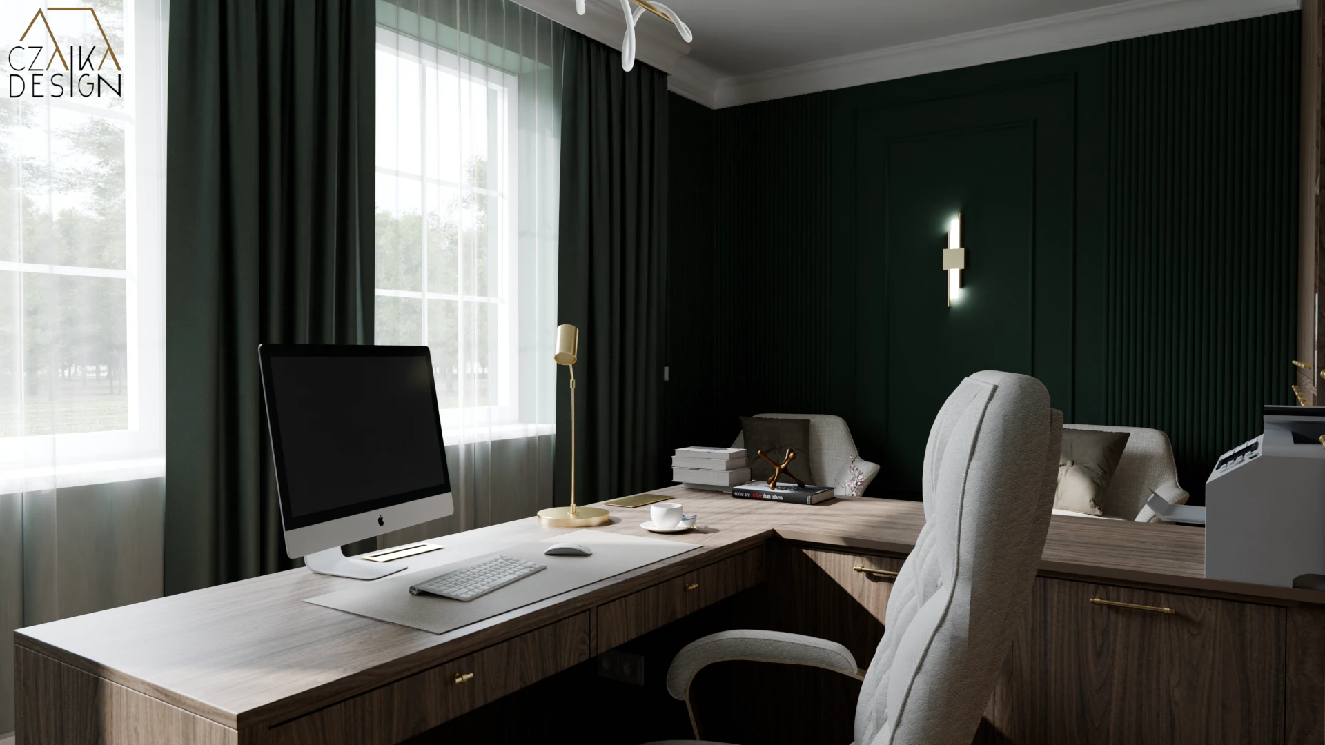 Duże biurko narożne