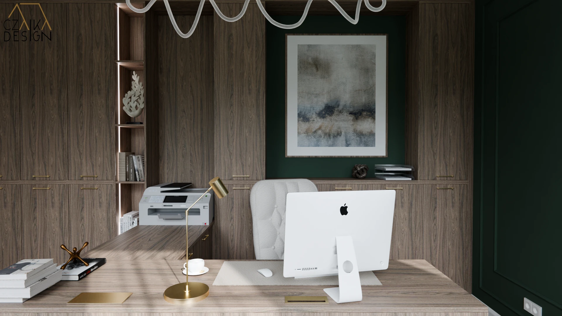 Biuro w stylu Modern Classic