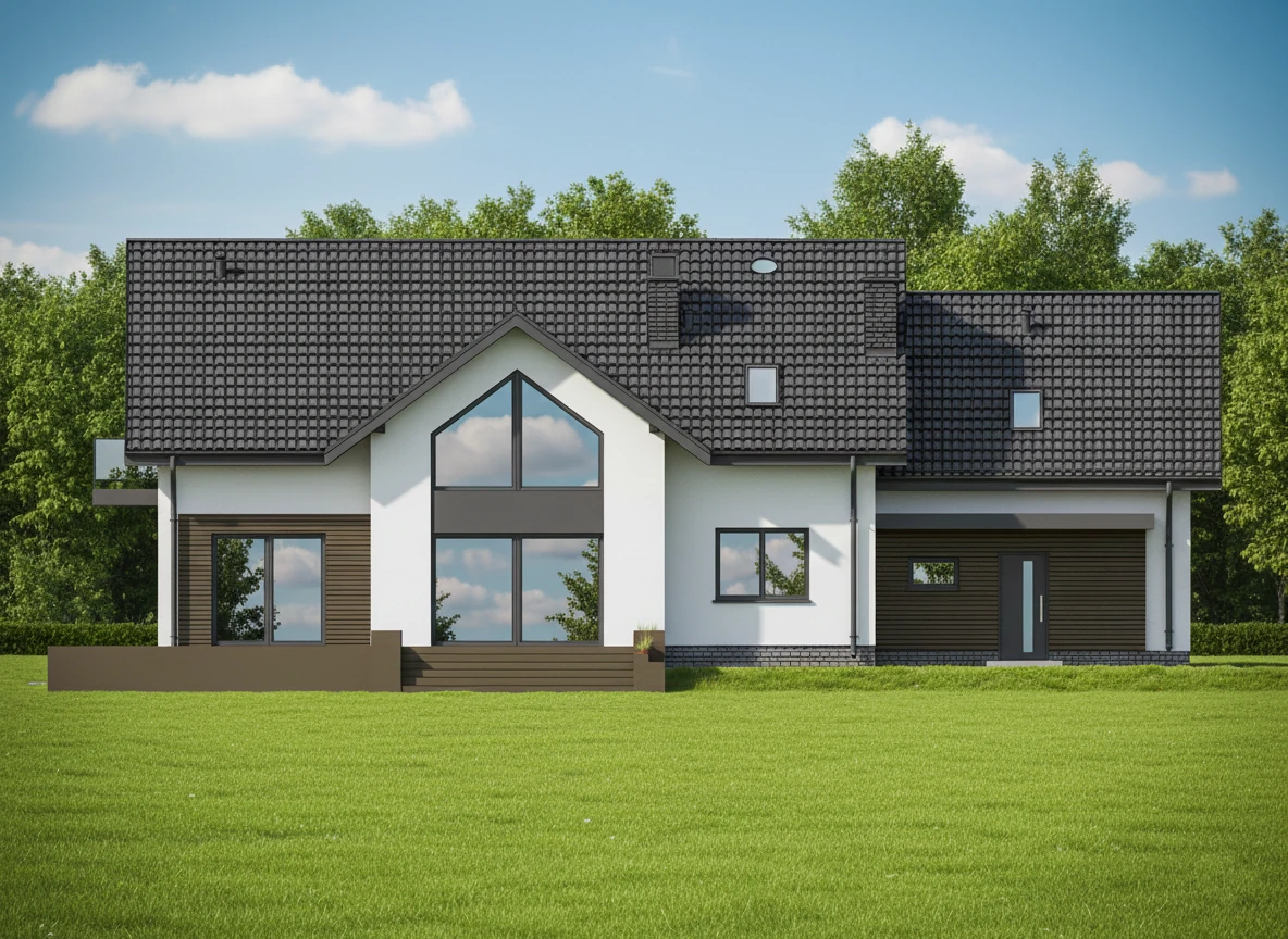 Projekt domu dla 4 osobowej rodziny