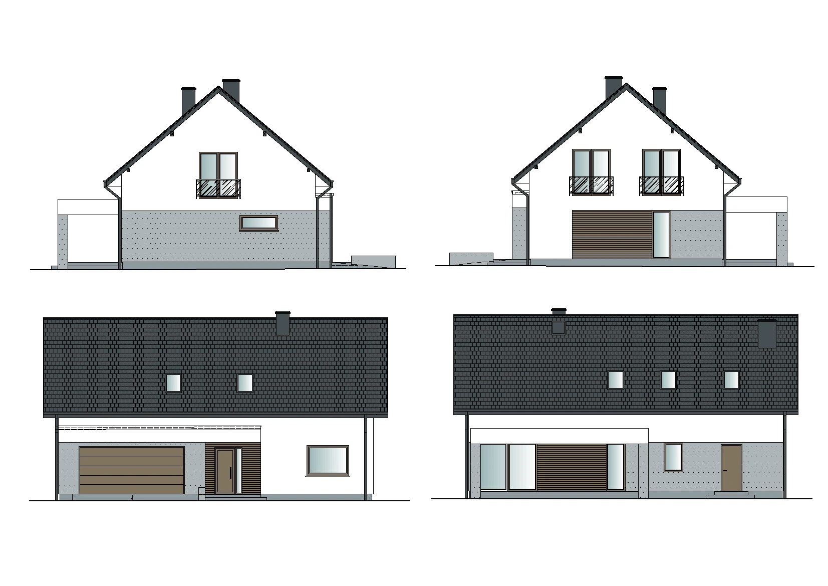 Projekt domu jednorodzinnego Konarzyce