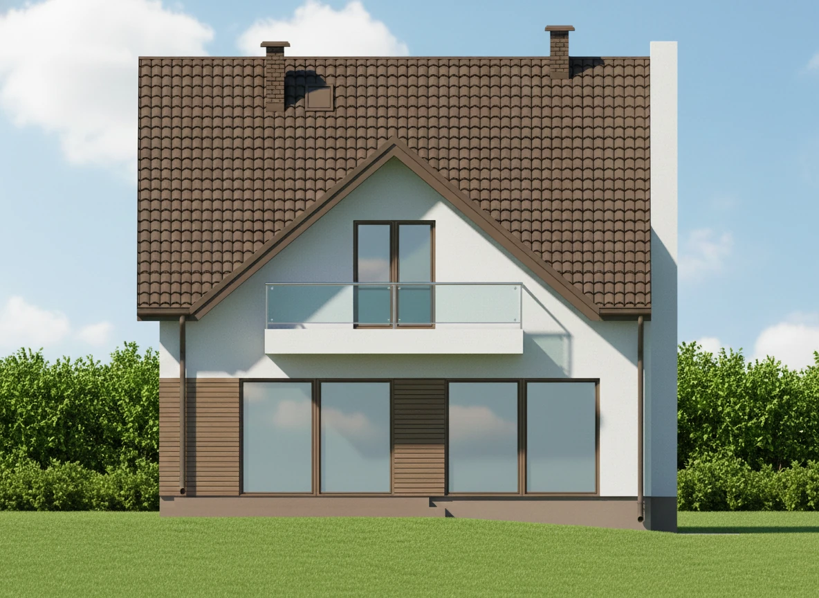 Projekt domu wolnostojącego parterowego