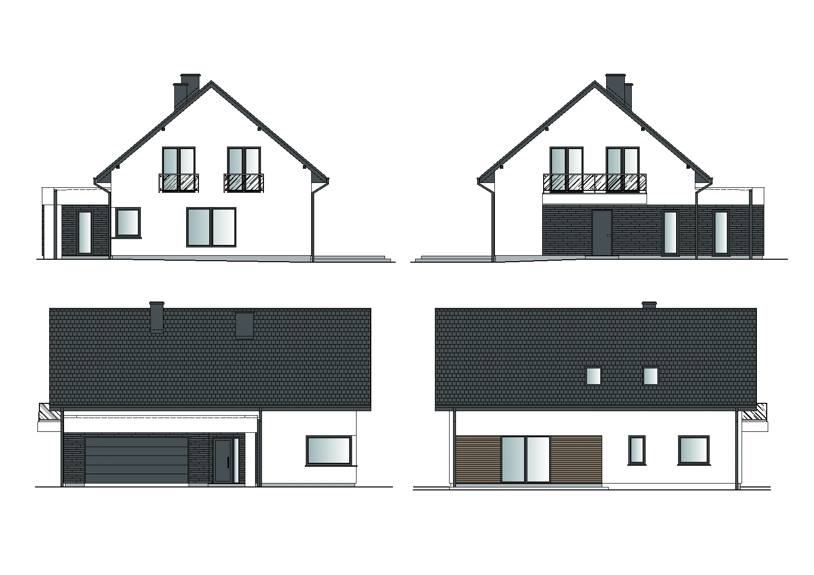 Projekt domu jednorodzinnego Podgórze