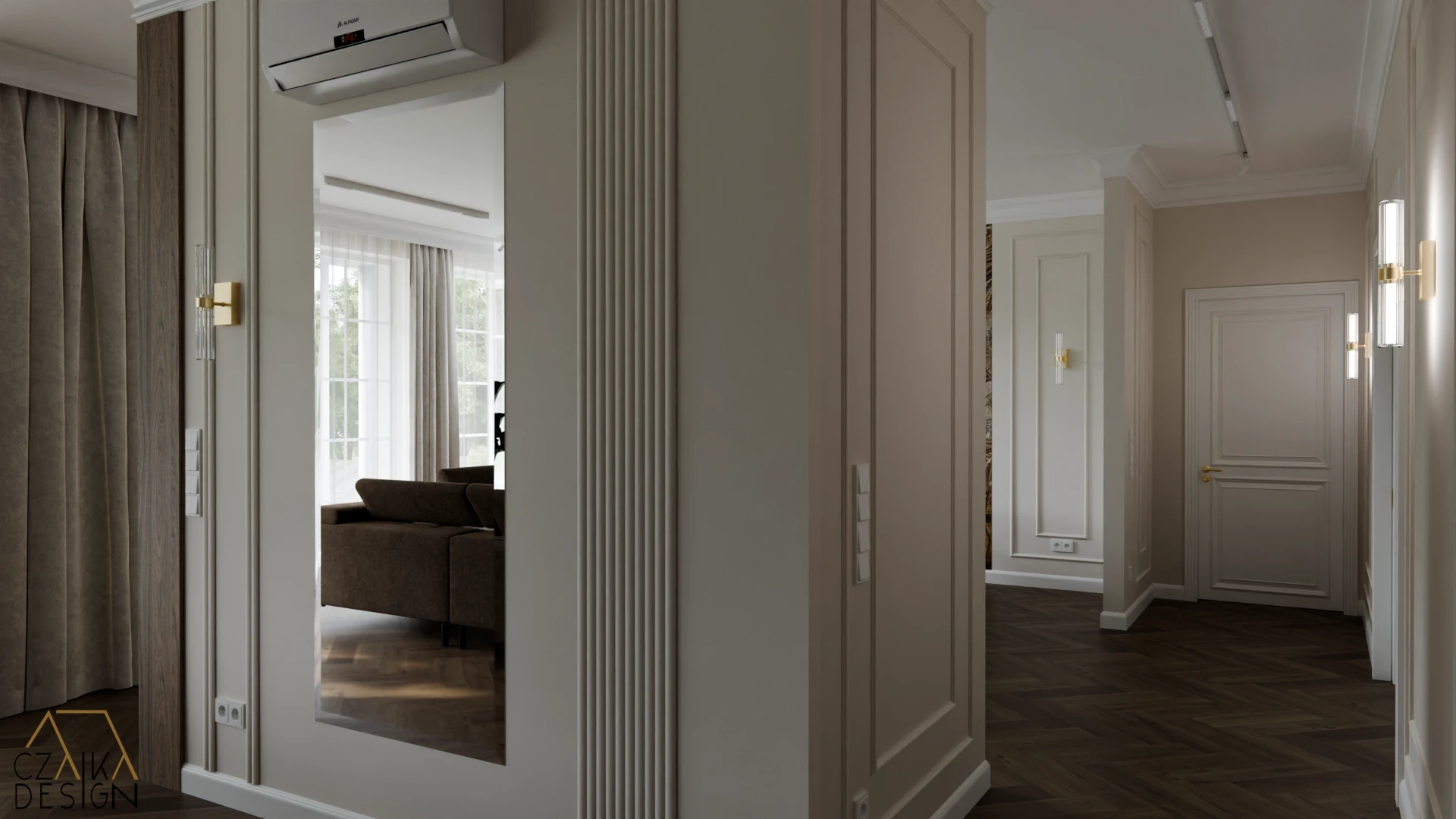 Dekoracyjne listwy ścienne oraz fazowane lustra