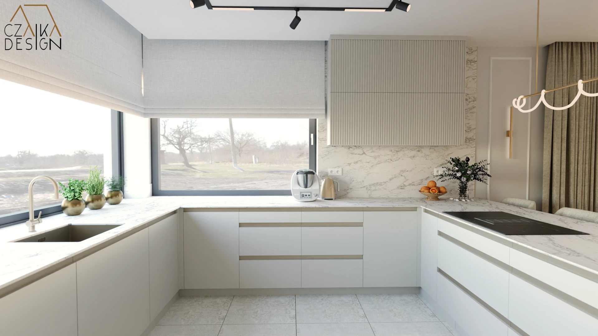 Delikatne uchwyty listwowe