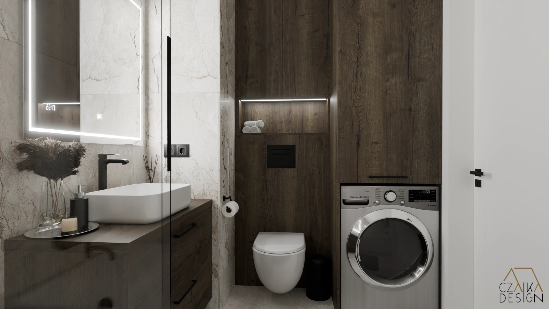 Łazienka w stylu nowoczesnym