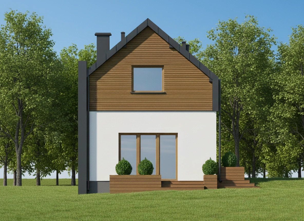 Budynek mieszkalny jednorodzinny wraz z przydomową oczyszczalnią ścieków