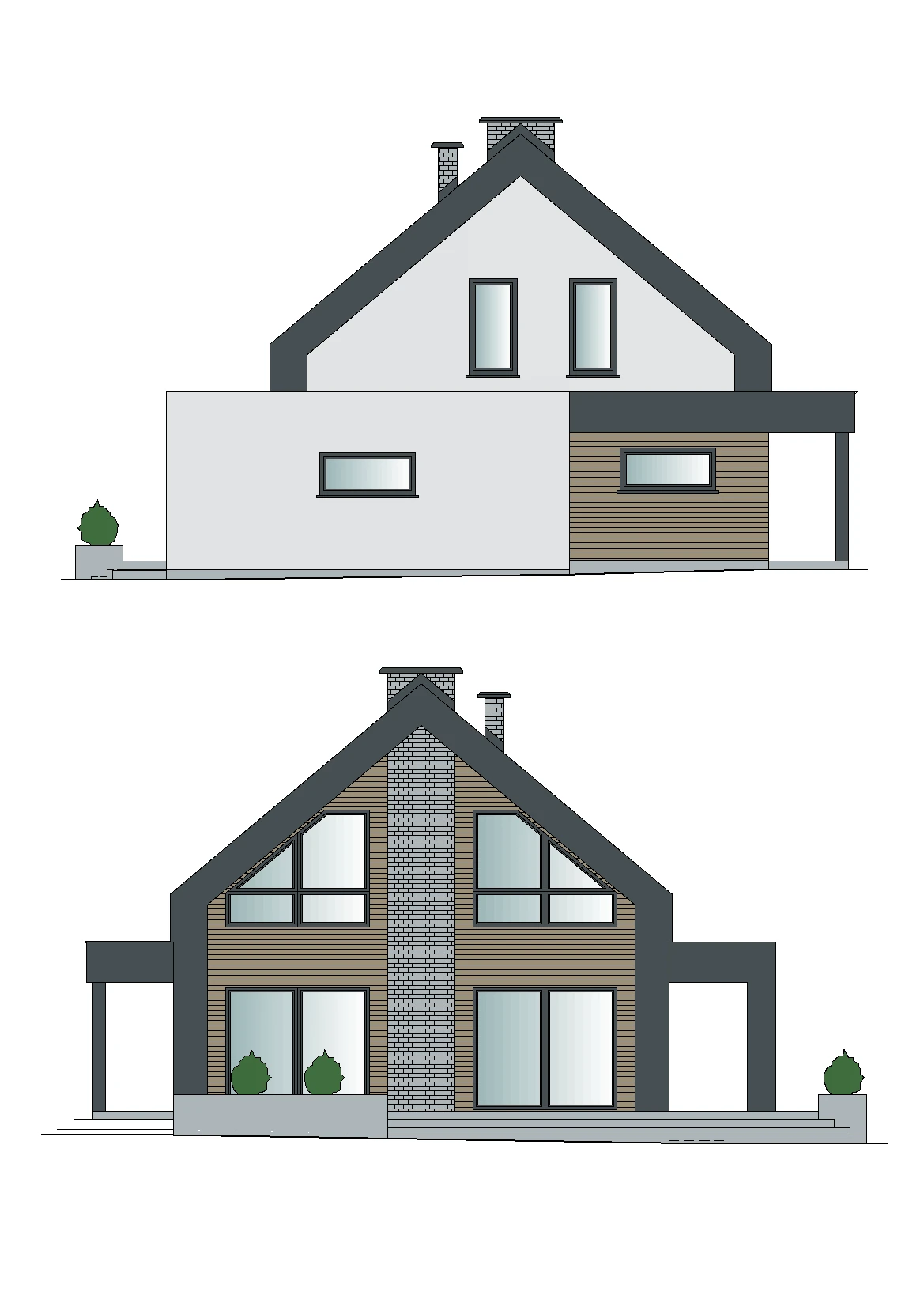 Projekt nowoczesnej stodoły Stara Łomża przy Szosie Projekt nowoczesnej stodoły Stara Łomża przy Szosie