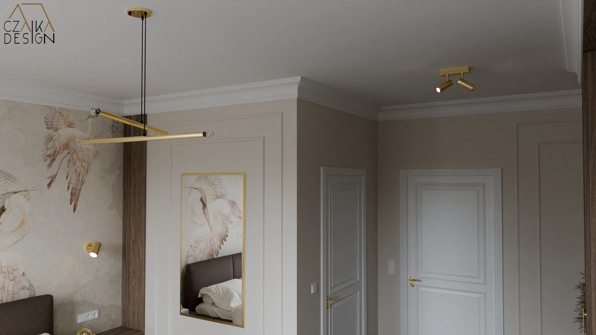 Listwy sufitowe typu korona