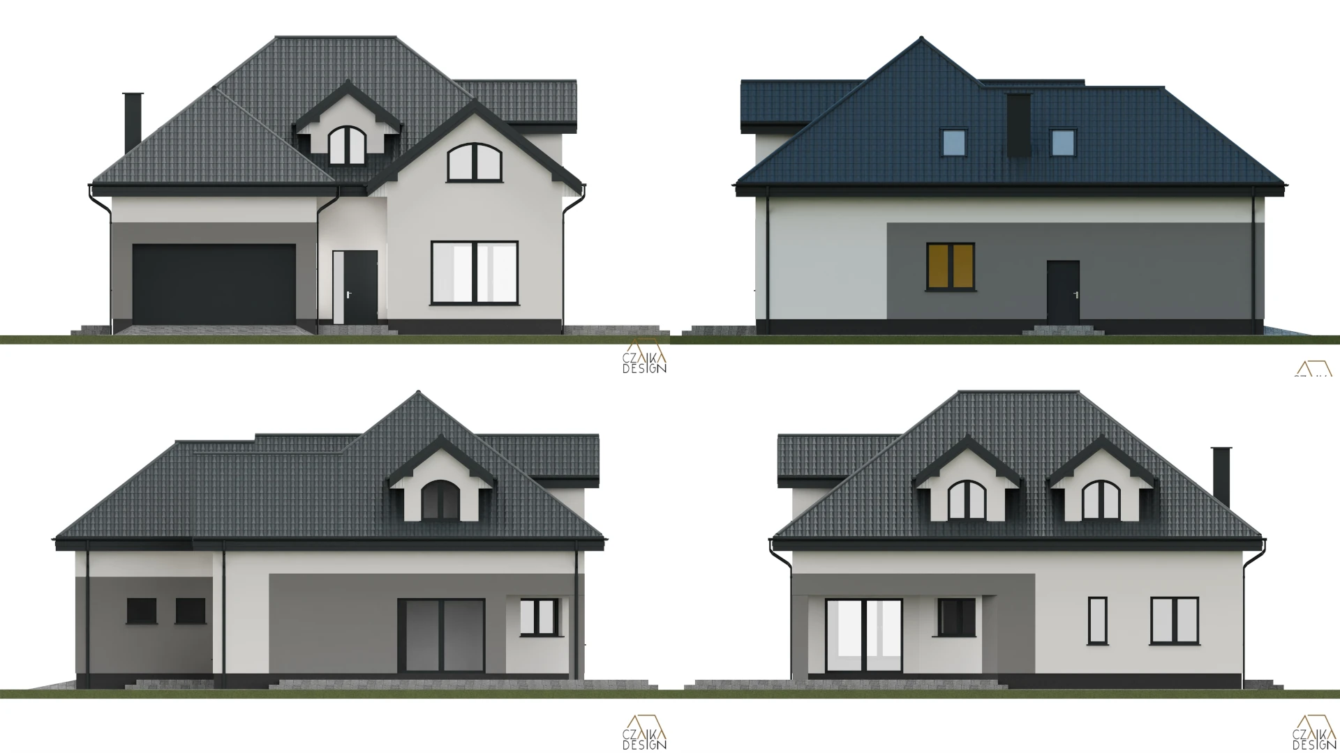 Projekt elewacji Konarzyce