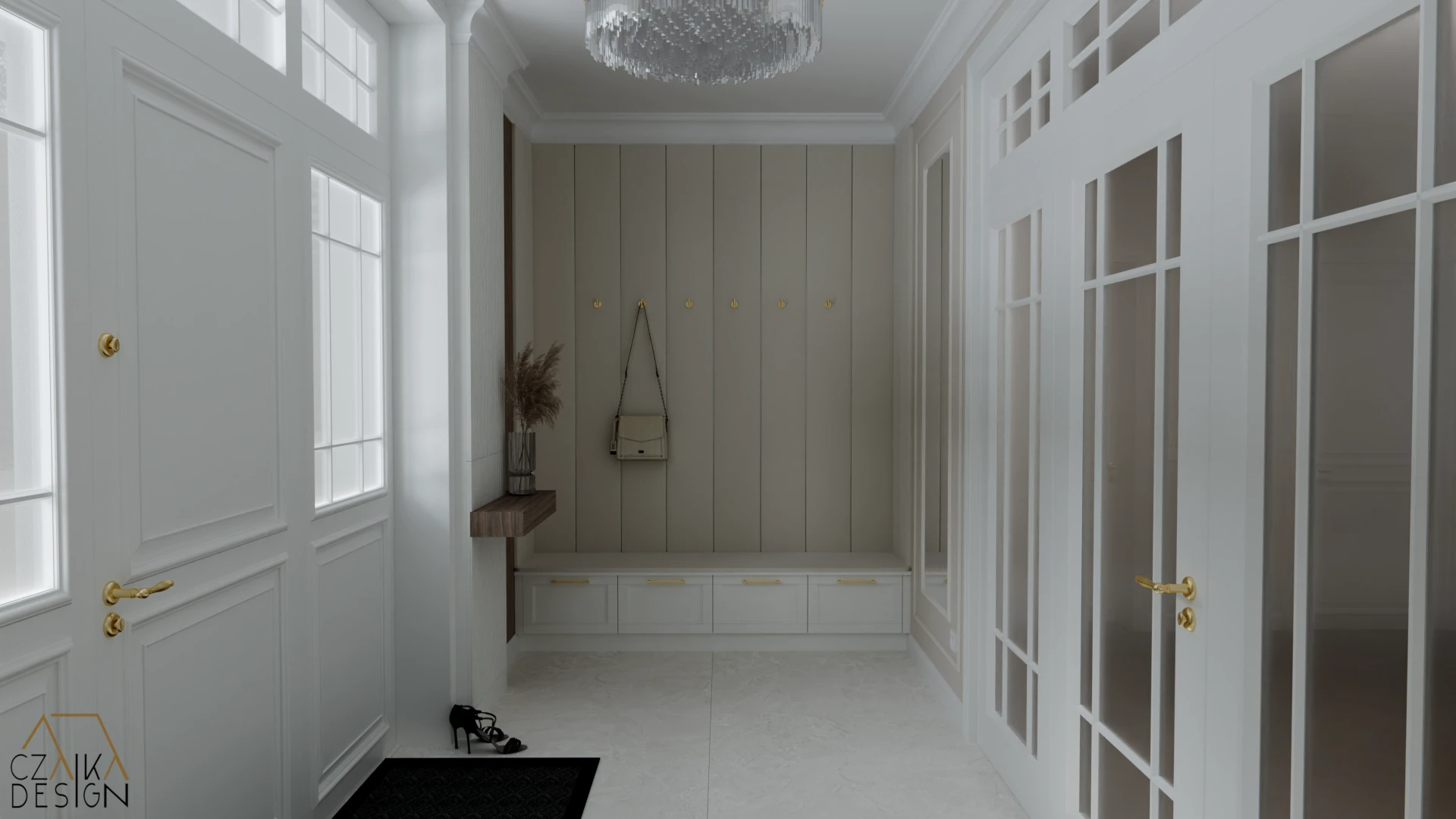 Przestronny wiatrołap