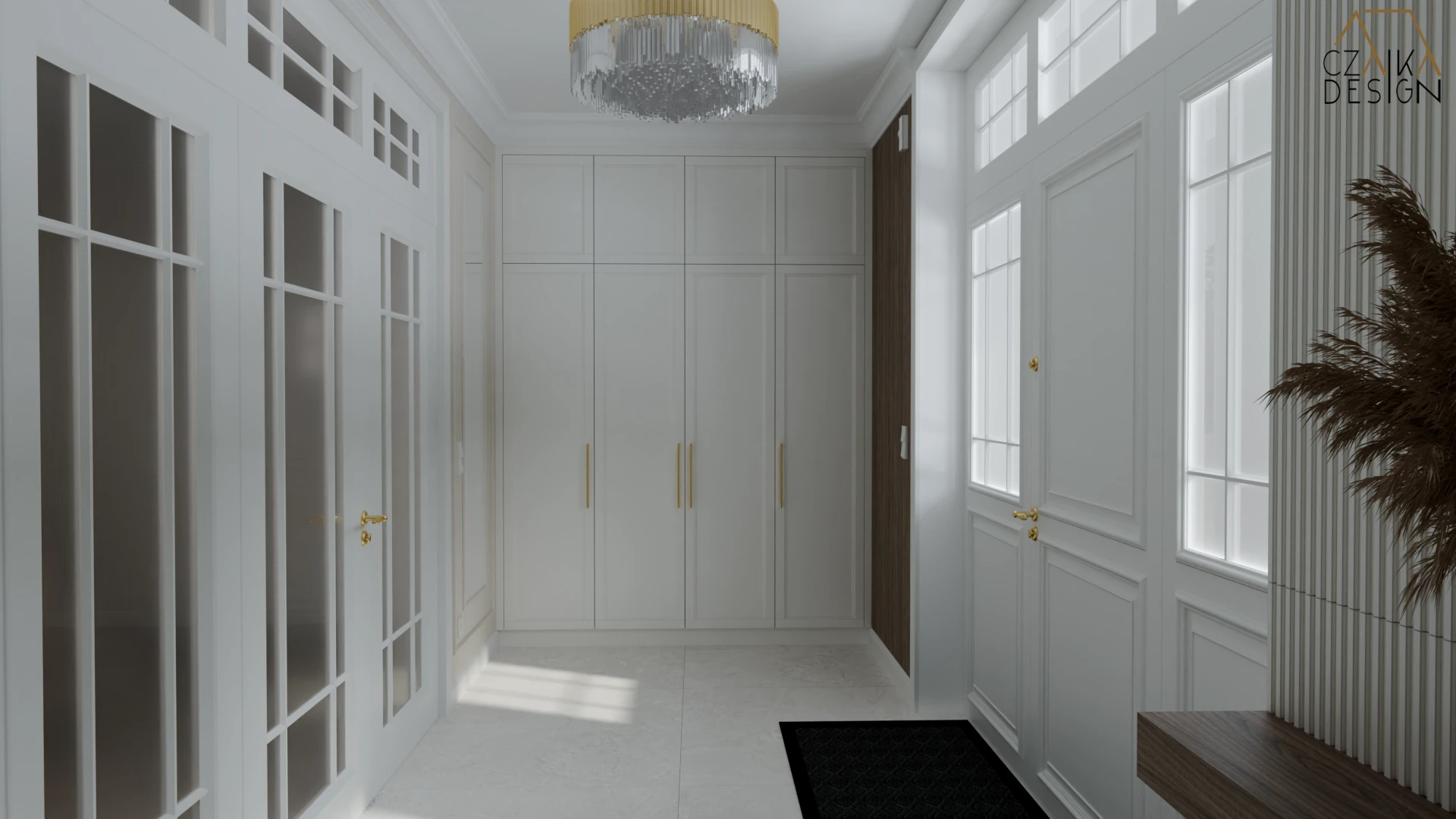 Wiatrołap w stylu Modern Classic