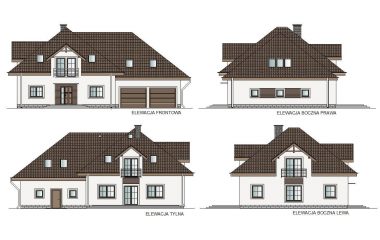 Projekt domu jednorodzinnego okolice Łomży